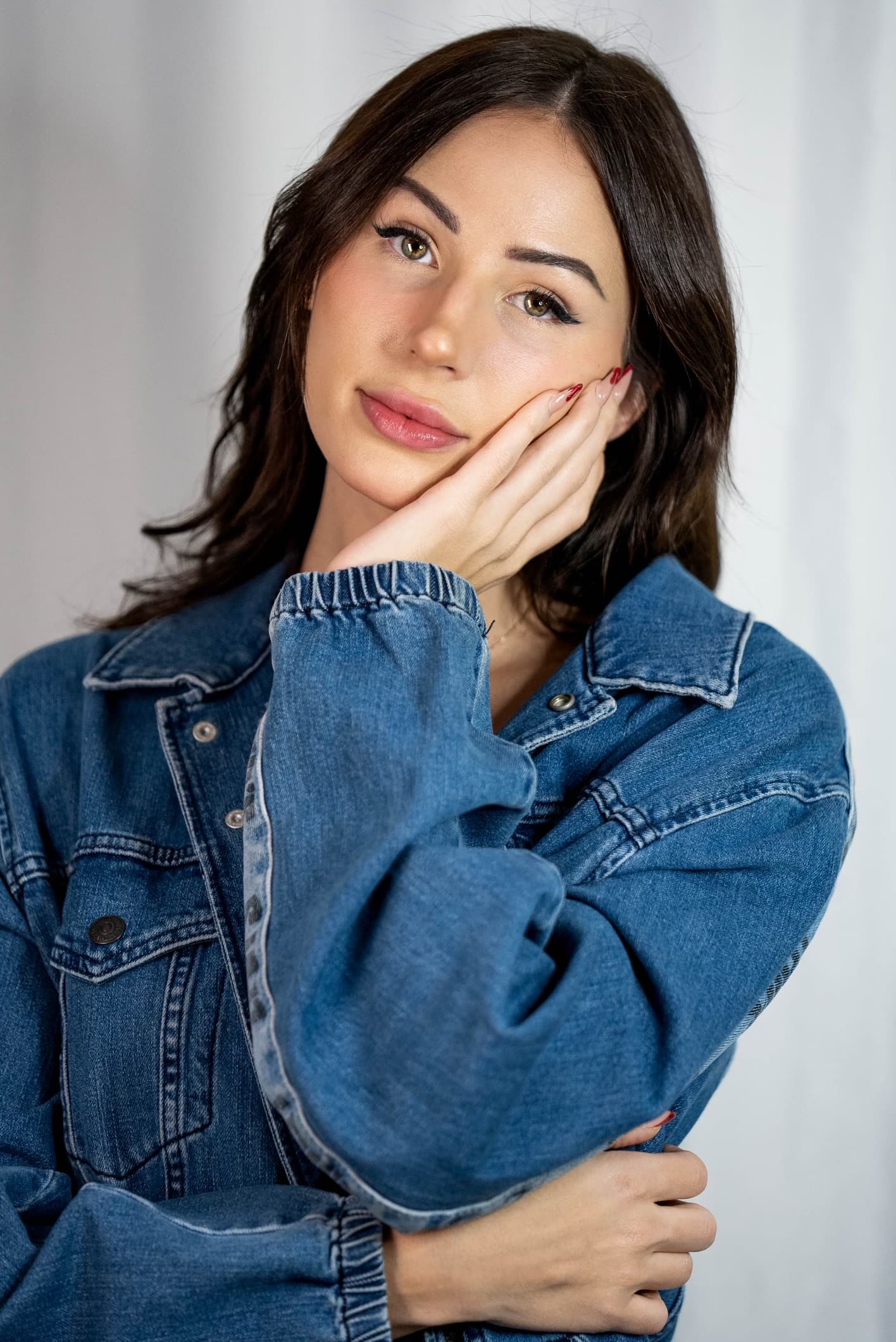 Lilly, a Texas Licensed Esthetician, in her North Austin studio